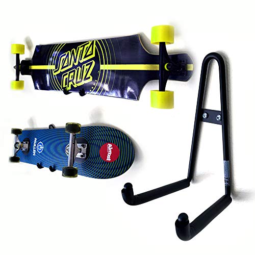 Grab & Go XL Horizontale Wandhalterung für Skateboard Longboard Grab & Go XL Horizontale Wandhalterung für Skateboard Longboard von SkateHoarding