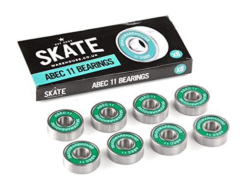 Skatewarehouse Fast Skateboard Kugellager ABEC 11 608z Smooth Premium für Skate Board Stunt Scooter Longboard Rollschuhe Micro Scooter Inline Skates Quad x8 für 4 Räder Skatewarehouse Fast Skateboard Kugellager ABEC 11 608z Smooth Premium für Skate Board Stunt Scooter Longboard Rollschuhe Micro Scooter Inline Skates Quad x8 für 4 Räder von Skatewarehouse