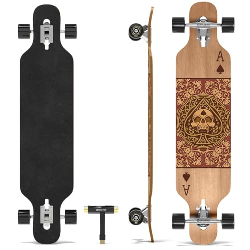 Skatro Drop Through Longboard Skateboard Freeride - Inklusive T-Tool Skatro Drop Through Longboard Skateboard Freeride - Inklusive T-Tool von Skatro