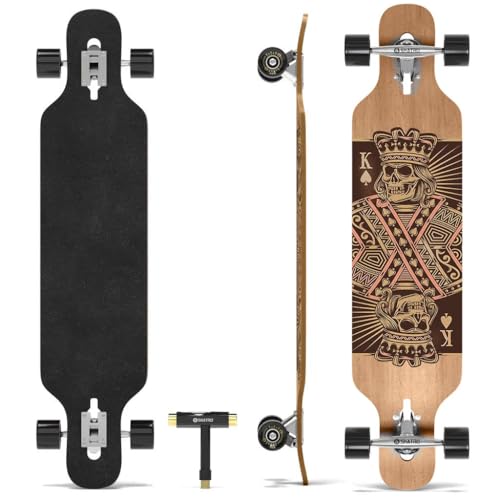 Skatro Drop Through Longboard Skateboard Freeride - Inklusive T-Tool Skatro Drop Through Longboard Skateboard Freeride - Inklusive T-Tool von Skatro