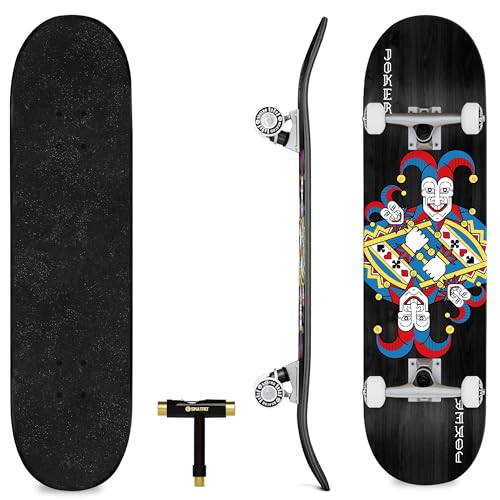 SKATRO - Pro Skateboard 31" Complete Skateboard. Skate Board Ages: Adults, Boys, Girls, Beginners, and Kids SKATRO - Pro Skateboard 31" Complete Skateboard. Skate Board Ages: Adults, Boys, Girls, Beginners, and Kids von Skatro