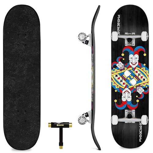 SKATRO - Pro Skateboard 31" Complete Skateboard. Skate Board Ages: Adults, Boys, Girls, Beginners, and Kids von Skatro