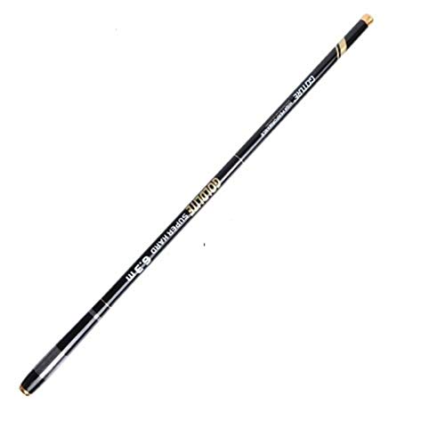 Hand Pole Angelrute Carp Feeder Angelrute Carbon-Faser-Teleskoprute Hand Pole 3.6-7.2m(Black,5.4 m) von Skdvy