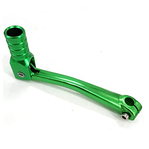 Skdvy Dirt Bike Klappbarer Schalthebel, Motorrad CNC Aluminium-Faltgetriebe-Schalthebel-Passform für Kayo Apollo-BOSUER 110/125 / 140/150 / 160 / 250cc Dirt Bike Bike Bikes-Schalthebel(Green) von Skdvy