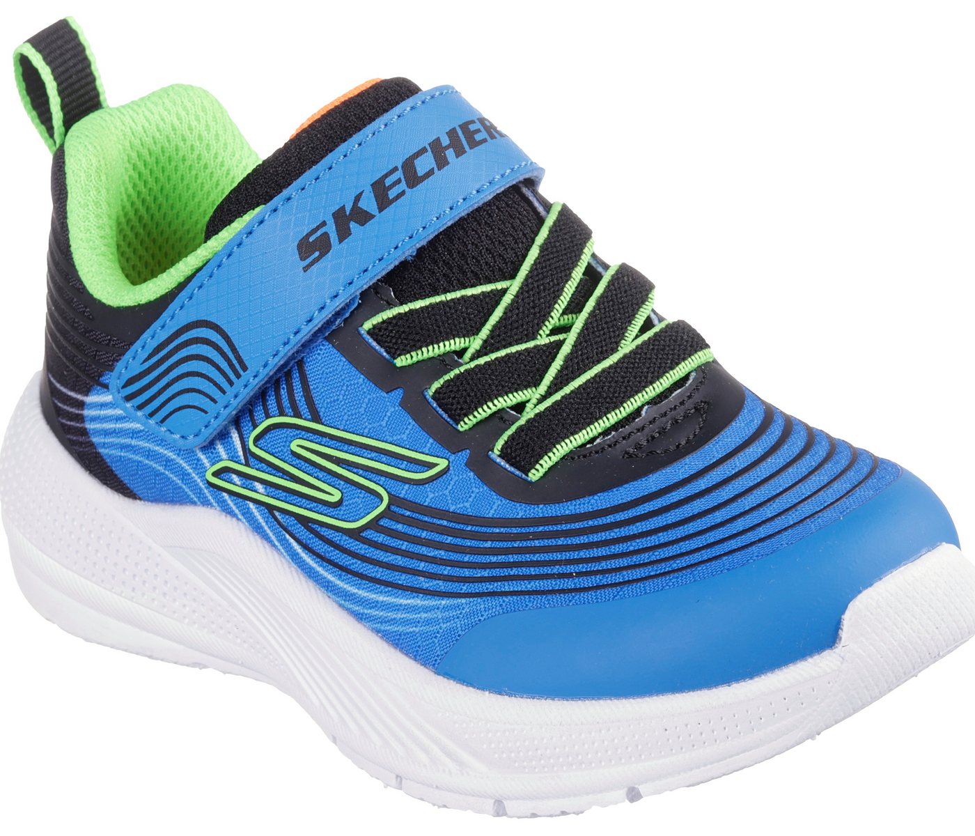 Skechers Kids MICROSPEC ADVANCE Sneaker Sneaker, Babyschuh, Klettschuh mit zusätzlichem Gummizug von Skechers Kids