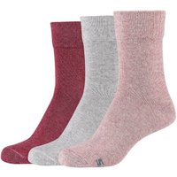 3er Pack SKECHERS Casual Crew Socken Damen 4300 - chalk pink melange 39-42 von Skechers