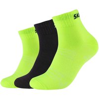 3er Pack SKECHERS Mesh Ventilation Quarter Socken 0201 - lemon glacier 43-46 von Skechers