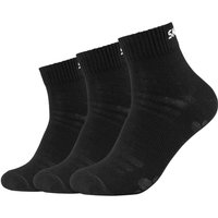 3er Pack SKECHERS Mesh Ventilation Quarter Socken 9999 - black 47-49 von Skechers