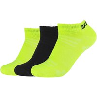 3er Pack SKECHERS Mesh Ventilation Sneakersocken 0201 - lemon glacier 35-38 von Skechers