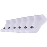 6er Pack SKECHERS Basic Cushioned Sneakersocken 1000 - white 39-42 von Skechers