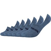 6er Pack SKECHERS Mesh Ventilation Füßlinge 5500 - denim melange 39-42 von Skechers