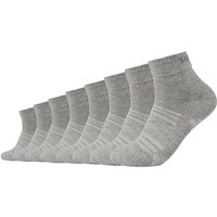 8er Pack SKECHERS Mesh Ventilation Quarter Socken 9300 - light grey melange 43-46 von Skechers