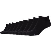 9er Pack SKECHERS Casual Sneakersocken Damen 9999 - black 35-38 von Skechers