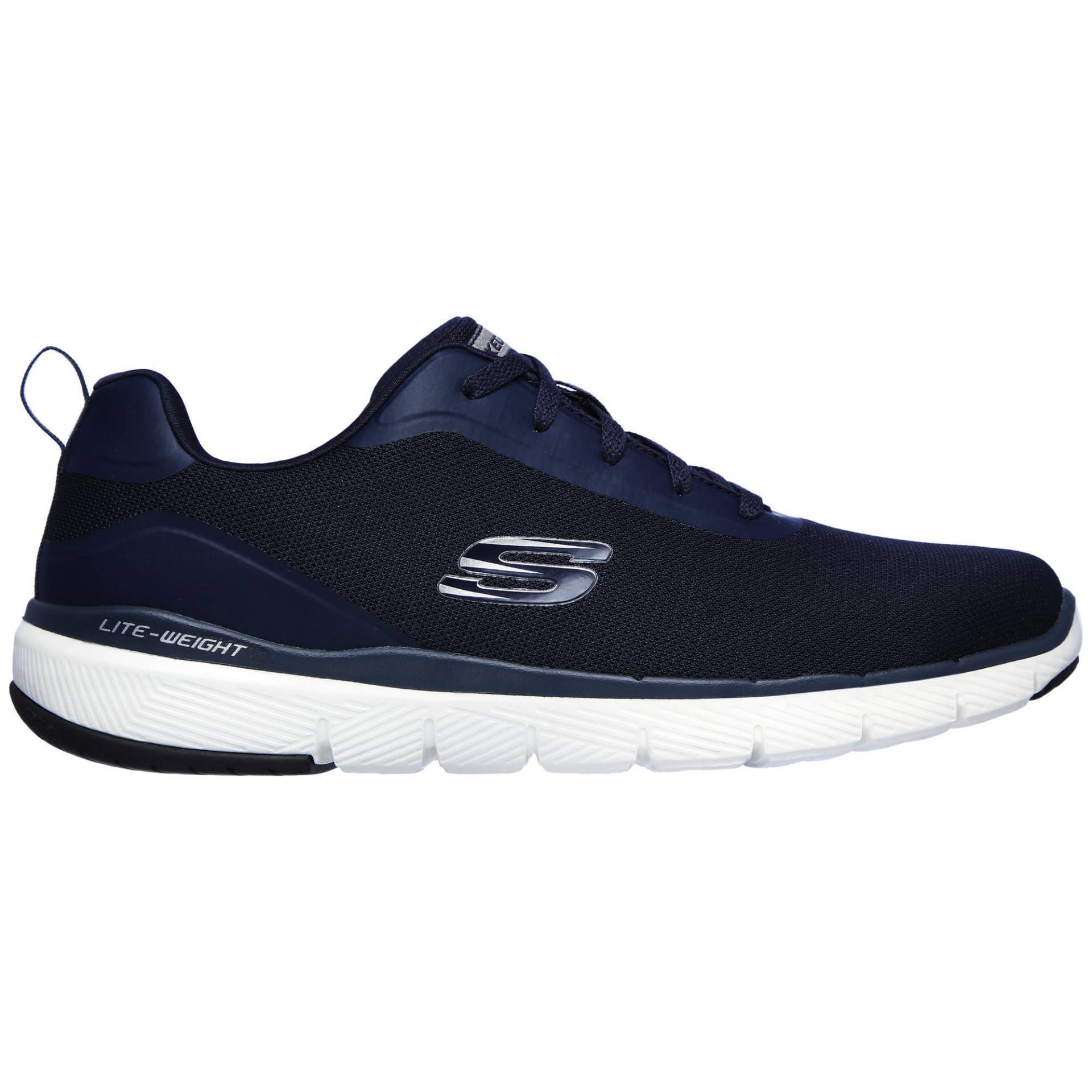 Freizeitschuhe Walking Flex Appeal Herren blau von Skechers