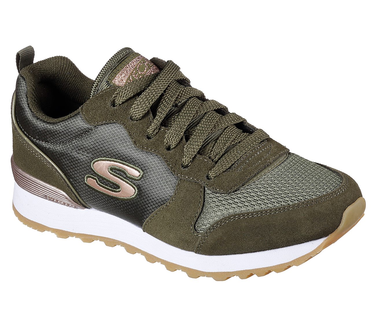 Skecher Street OG 85 GOLD&#039;N GURL Sneakers Damen Grün von Skechers