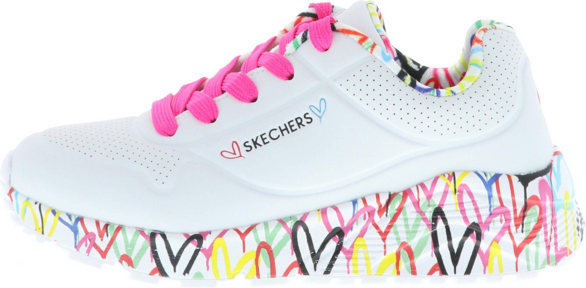 Skechers, Mädchen, Sneaker, Uno, Weiss, (37) von Skechers