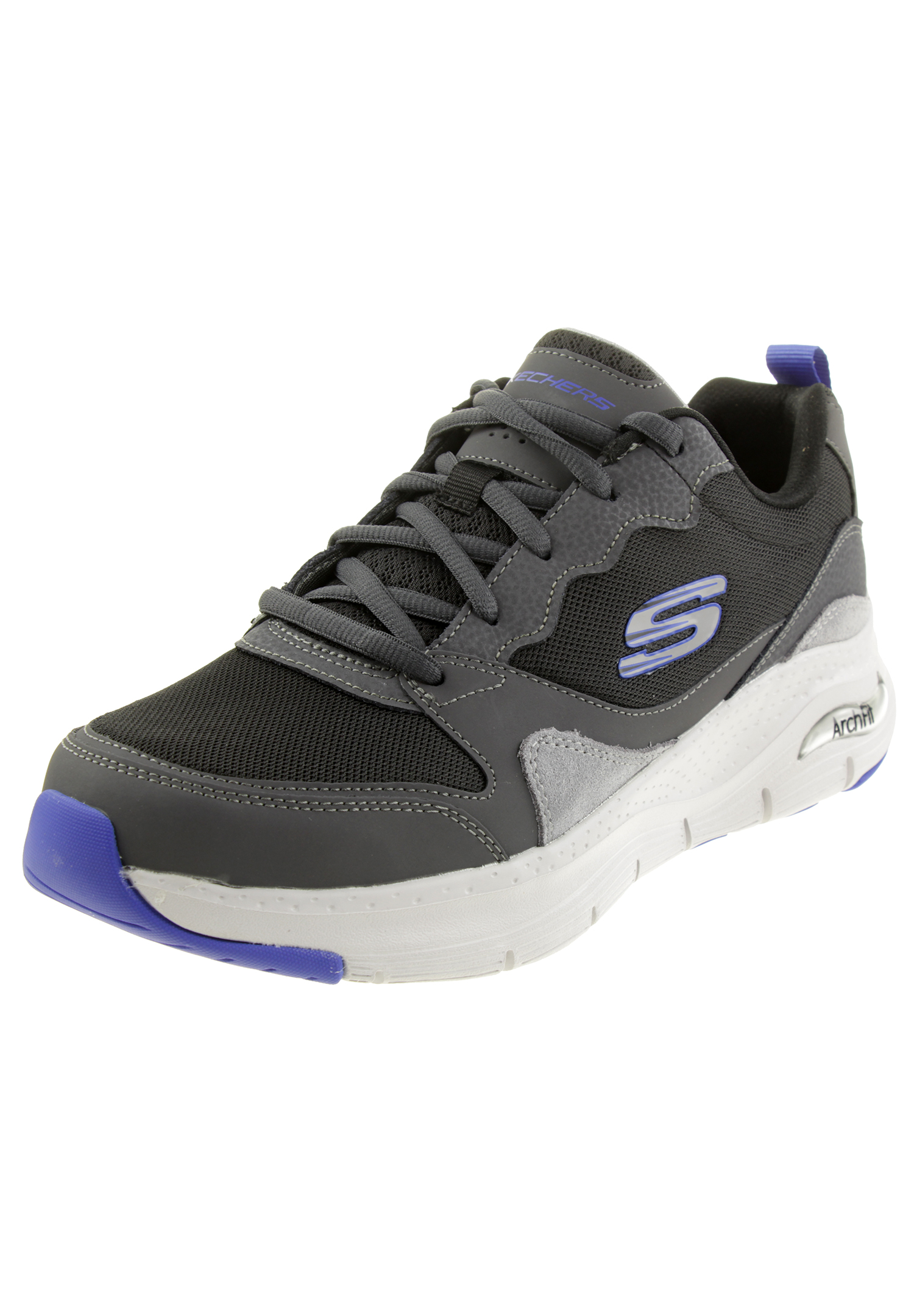 Skechers Arch-Fit KONVOY Herren Sneakers Sportschuhe 232204/BKGY schwarz/grau von Skechers