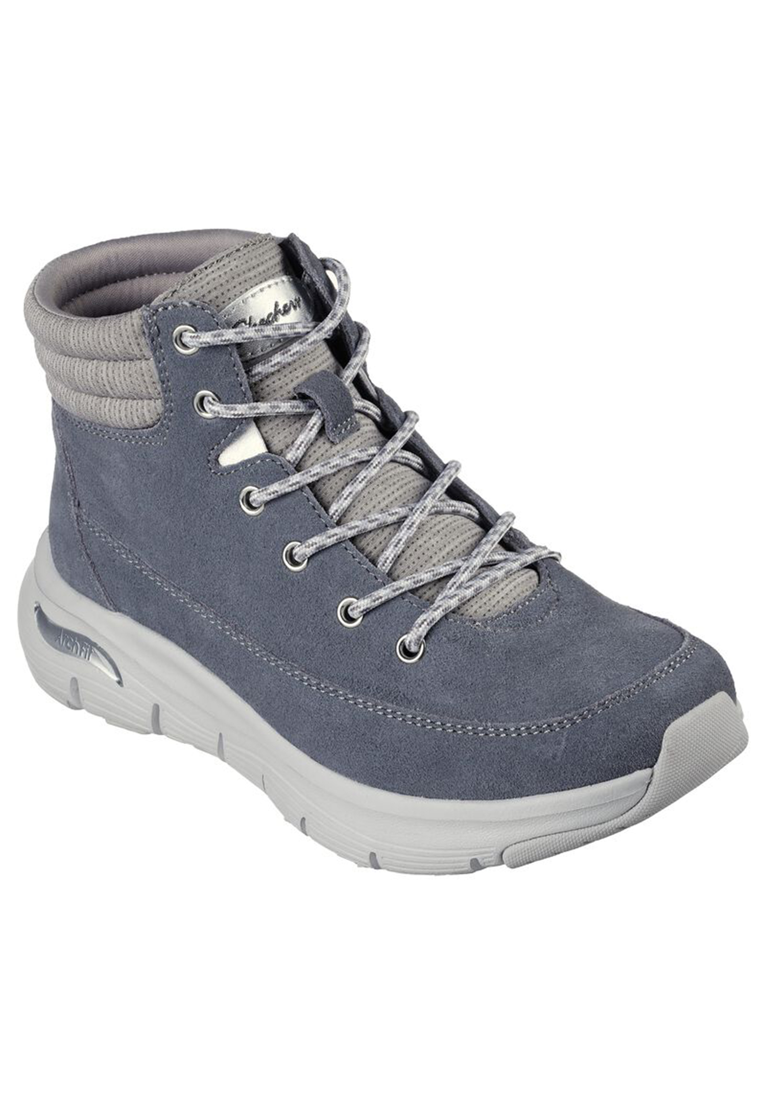 Skechers Arch Fit Smooth COMFY CHILL Damen Stiefel 167373 GRY grau von Skechers