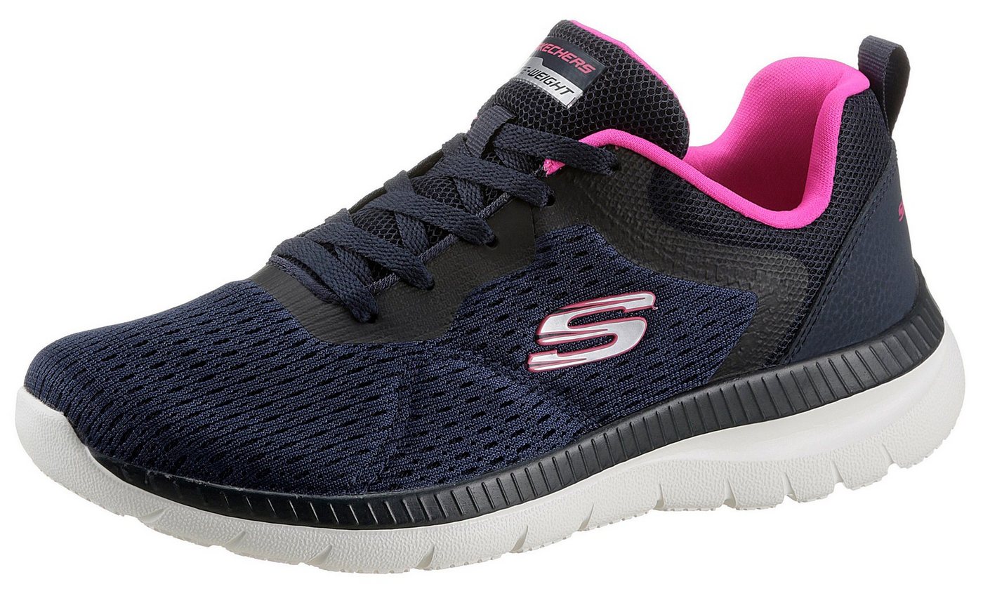 Skechers BOUNTIFUL - QUICK PATH Sneaker mit gepolsterter Innensohle, Freizeitschuh, Halbschuh, Schnürschuh von Skechers