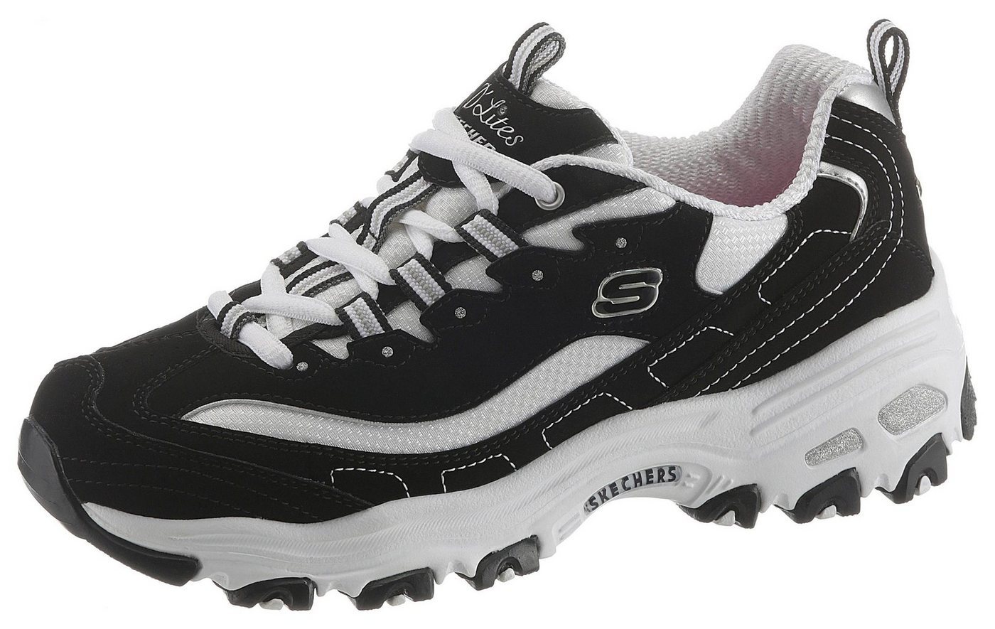 Skechers D´Lites - Biggest Fan Sneaker im trendigen Chunky-Style, Freizeitschuh, Halbschuh, Schnürschuh von Skechers