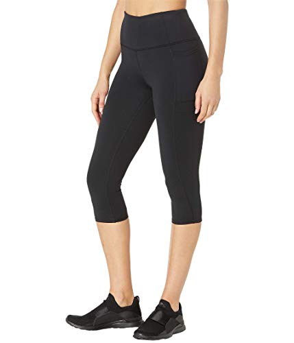 Skechers Damen Gowalk HIGH Waisted Capri Jogginghose Damen, Black, Large von Skechers