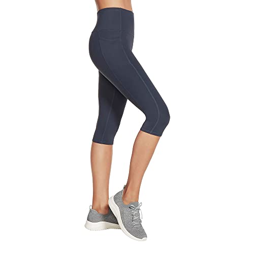 Skechers Damen Gowalk HIGH Waisted Capri Jogginghose Damen, Navy, XX Large Skechers Damen Gowalk HIGH Waisted Capri Jogginghose Damen, Navy, XX Large von Skechers