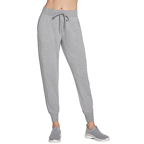 Skechers Damen Skechluxe Restful Jogger Hose, 2X-Groß, Licht Grau von Skechers