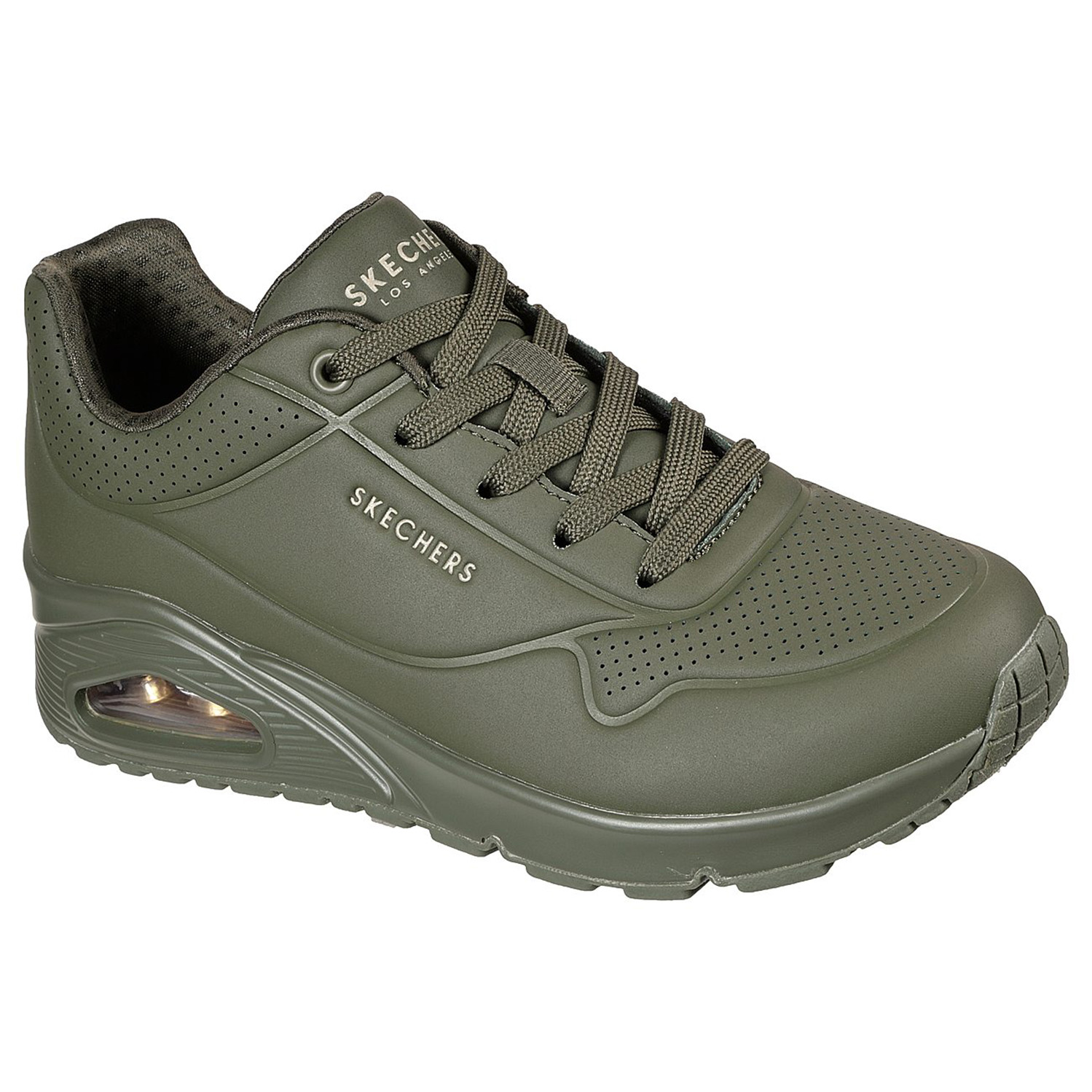 Skechers Damen Street UNO STAND ON AIR Sneakers Schuhe 73690 Olive von Skechers