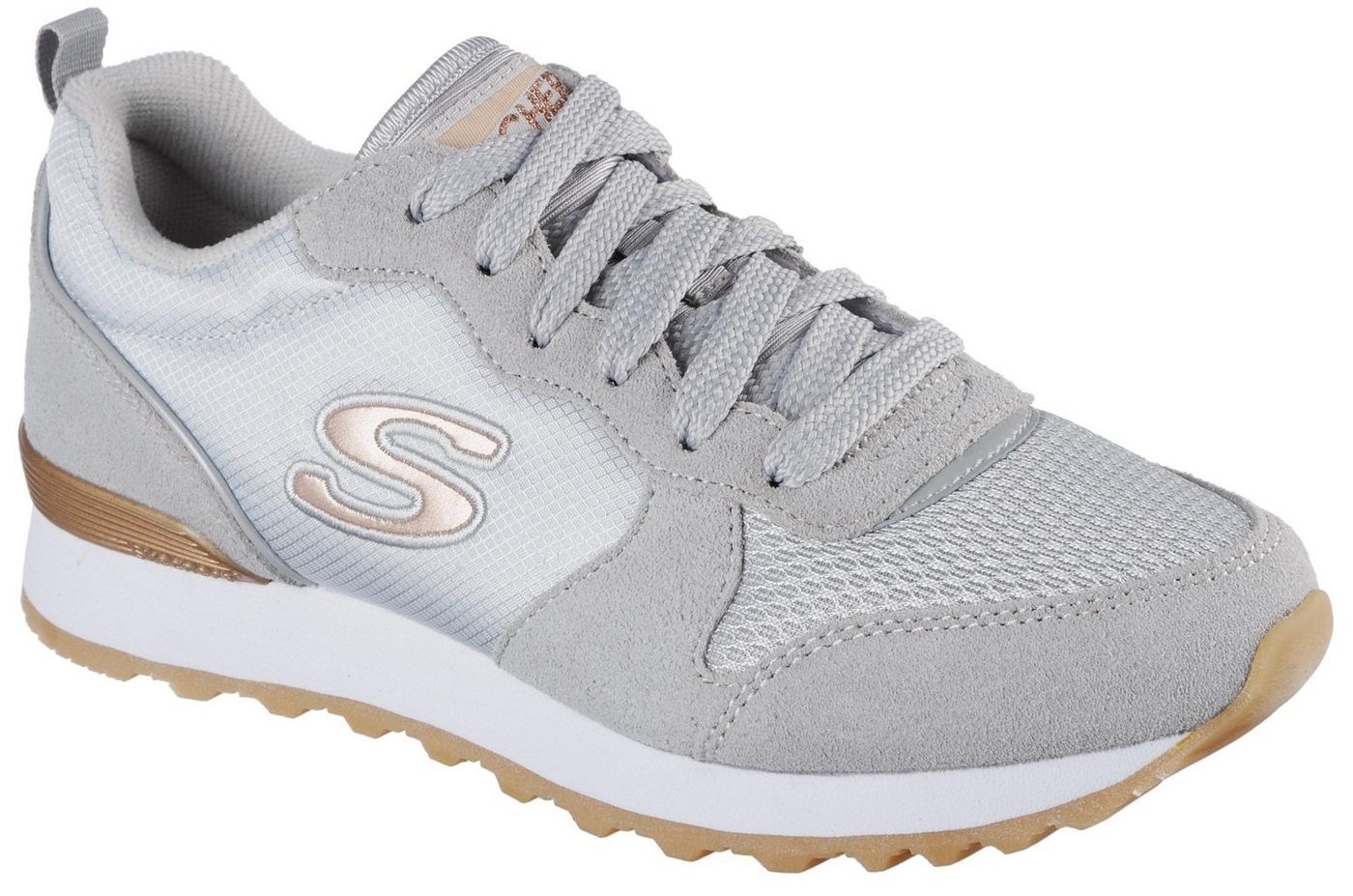 Skechers OG 85 - GOLDN GURL Sneaker Freizeitschuh, Halbschuh, Schnürschuh mit Air-Cooled Memory Foam von Skechers