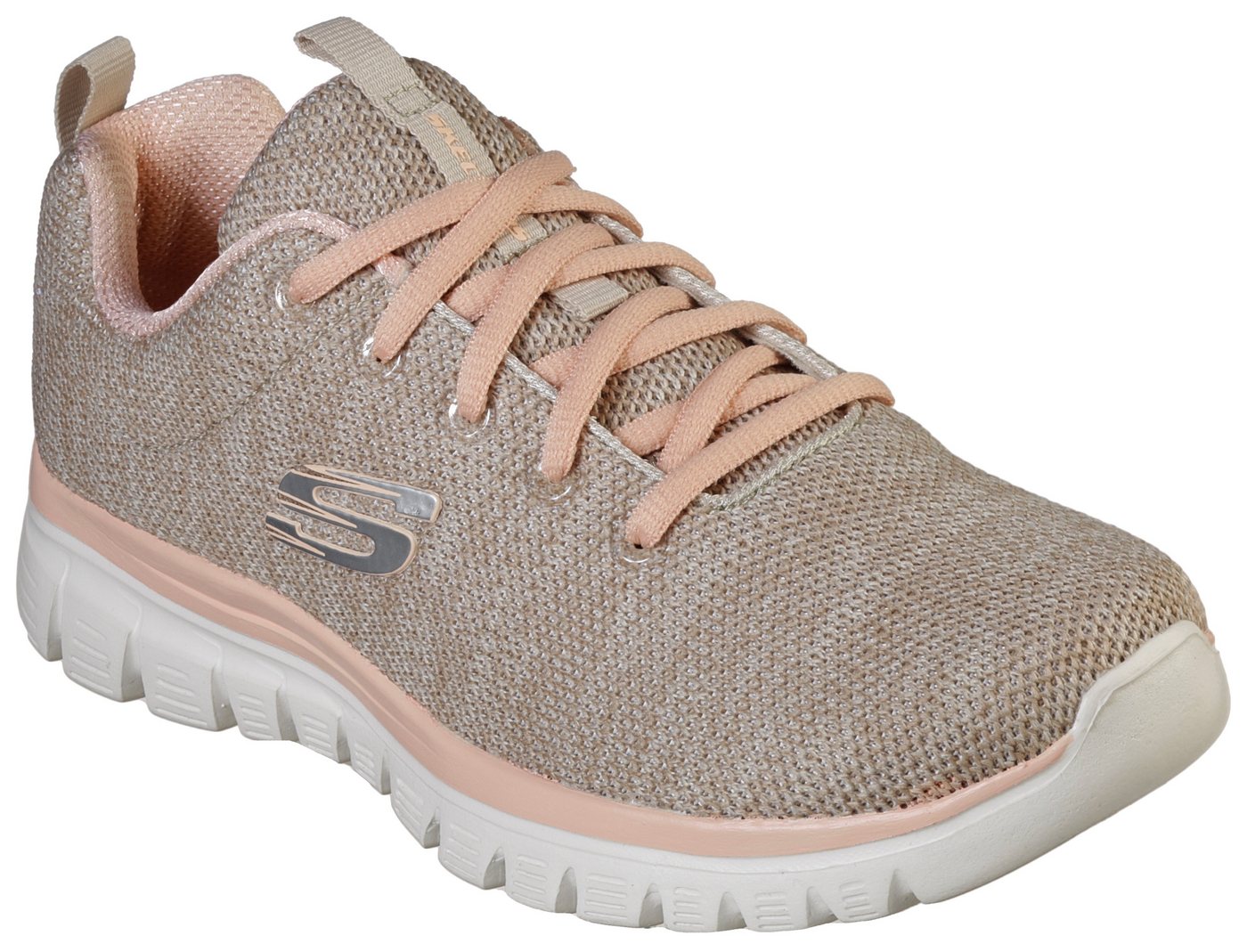 Skechers Graceful - Twisted Fortune Sneaker mit Memory Foam, Freizeitschuh, Halbschuh, Schnürschuh von Skechers