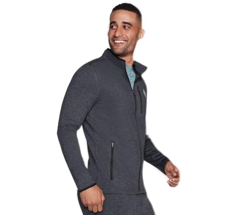Skechers Herren The Hoodless Hoodie Ultra Go Lite Sweatshirt, Klein, Schwarz Skechers Herren The Hoodless Hoodie Ultra Go Lite Sweatshirt, Klein, Schwarz von Skechers