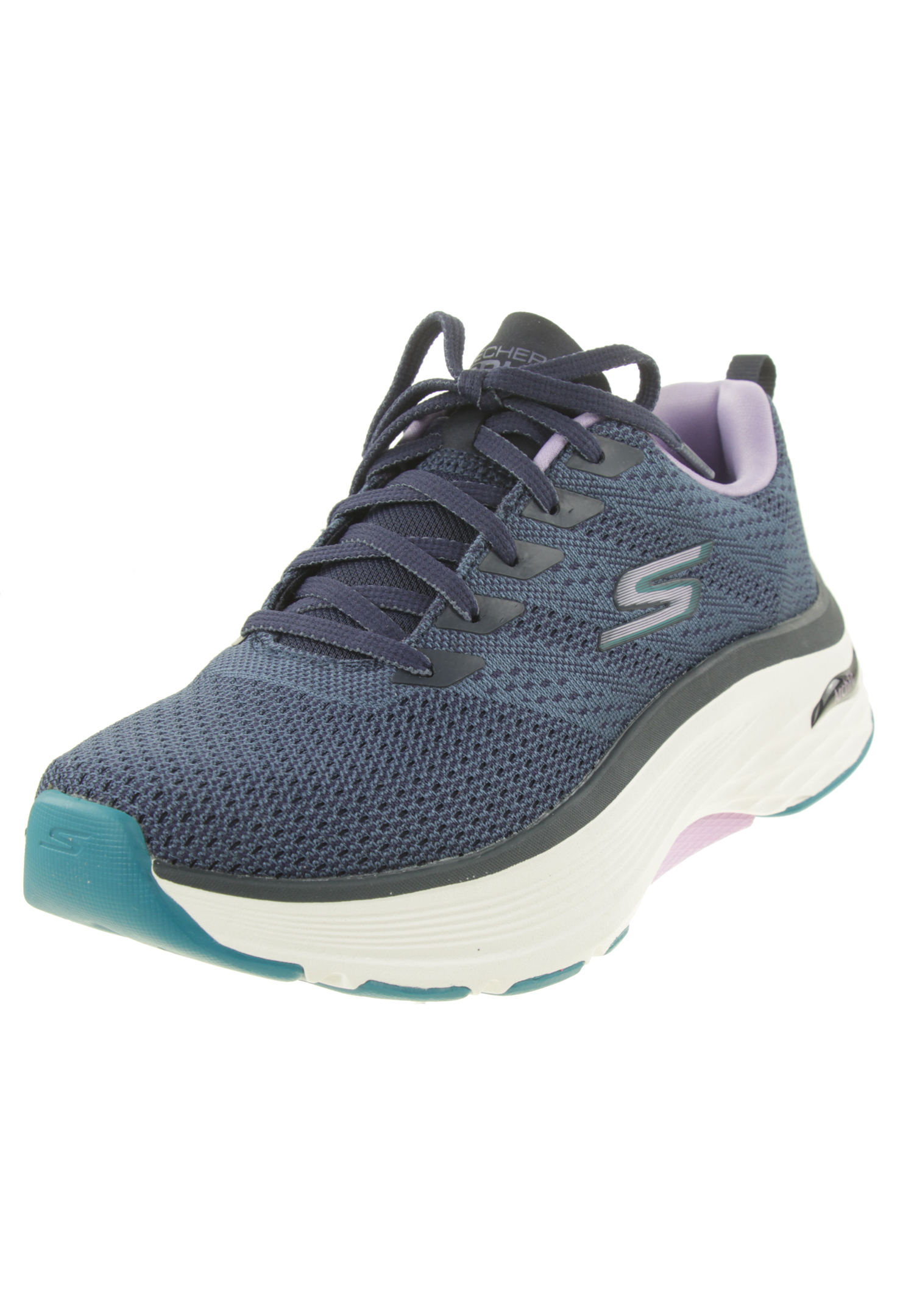 Skechers MAX CUSHIONING ARCH FIT Sneakers Laufschuhe Fitness Damen blau 128308 von Skechers