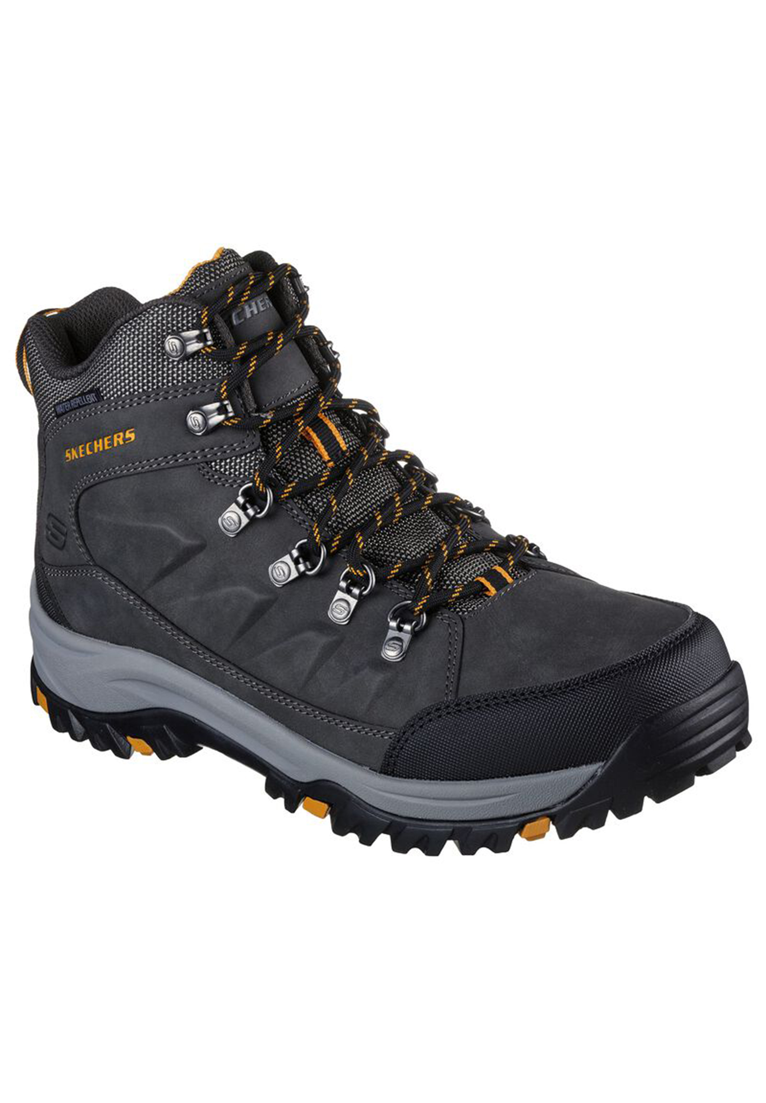 Skechers Men Relaxed Fit RELMENT DAGGETT Outdoor Trail Stiefel Herren grau 20464... von Skechers