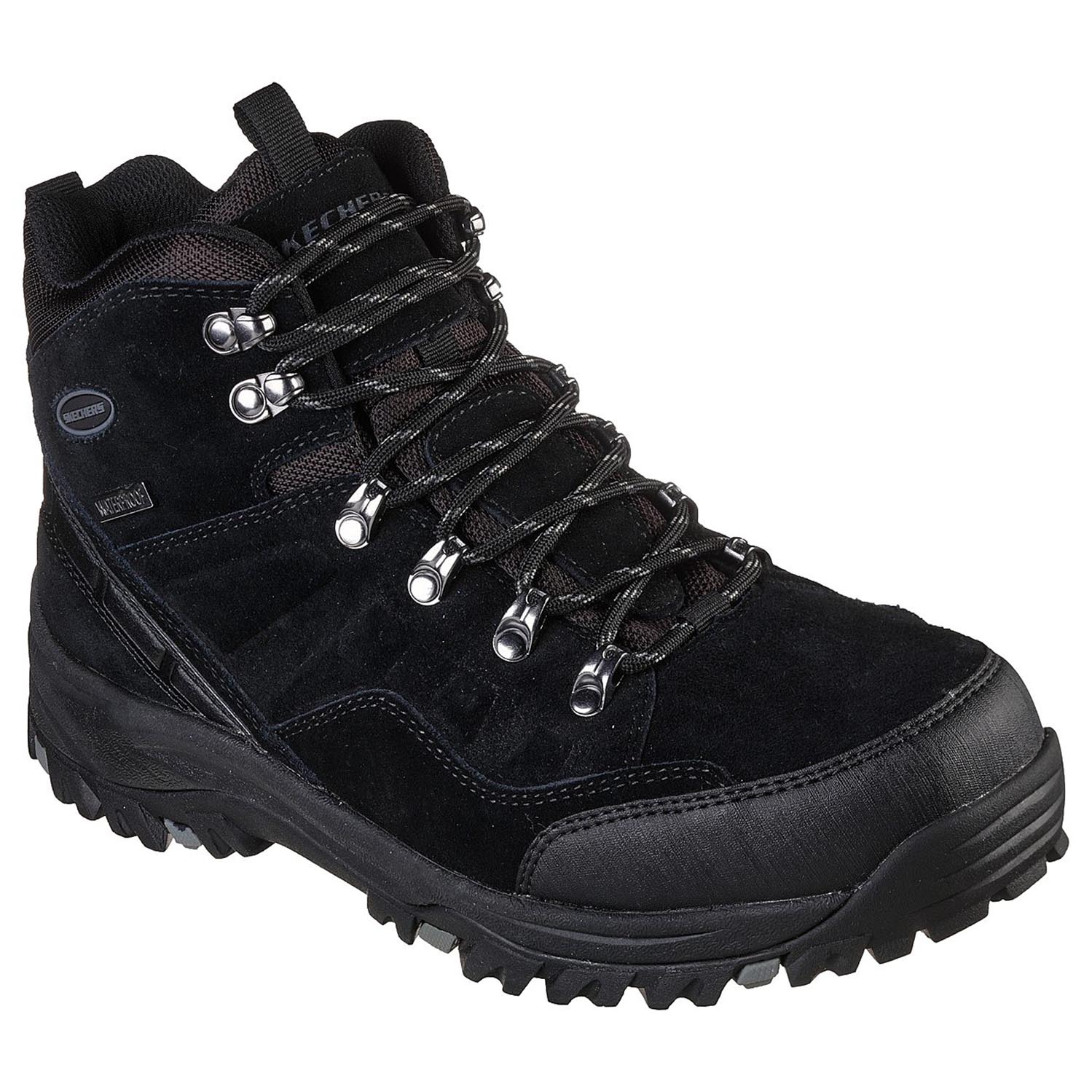 Skechers Men USA RELMENT PELMO Stiefel Herren 64869/BLK Schwarz von Skechers