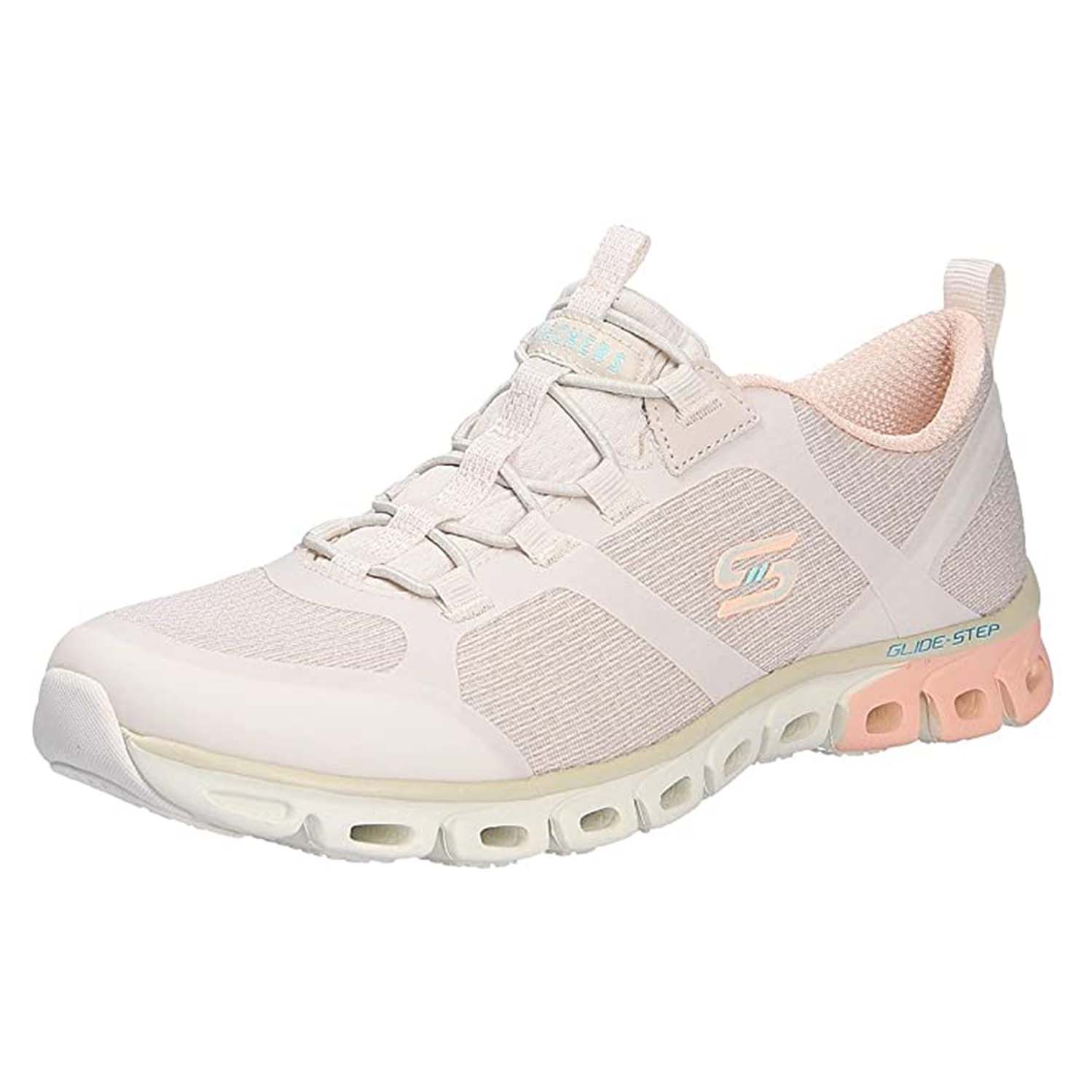 Skechers SPORT ACTIVE GLIDE-STEP DASHING DAYS Sneakers Damen Beige von Skechers