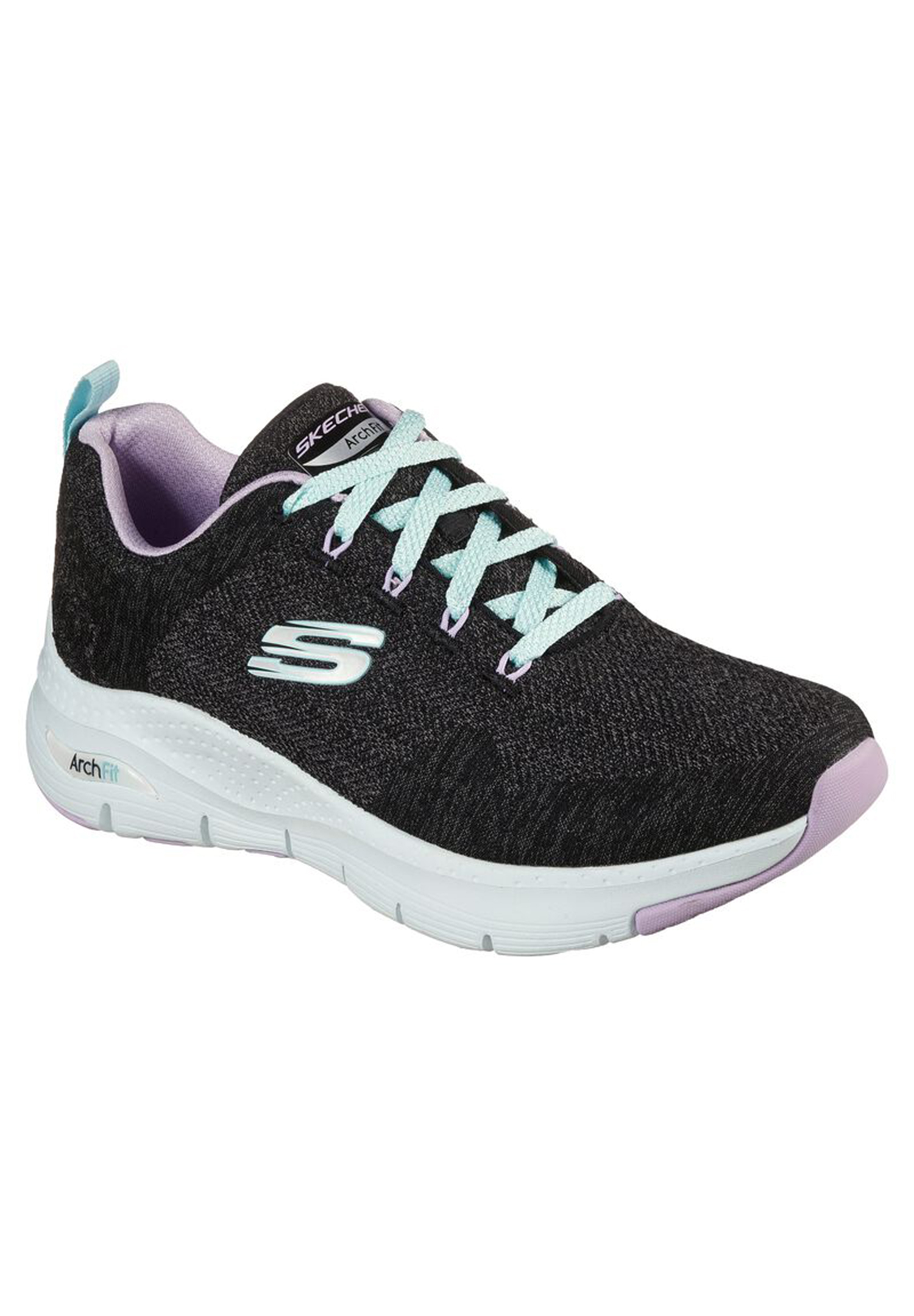 Skechers SPORT WOMENS ARCH FIT COMFY WAVE Sneakers Damen 149414/BKLV schwarz/lil... Skechers SPORT WOMENS ARCH FIT COMFY WAVE Sneakers Damen 149414/BKLV schwarz/lil... von Skechers
