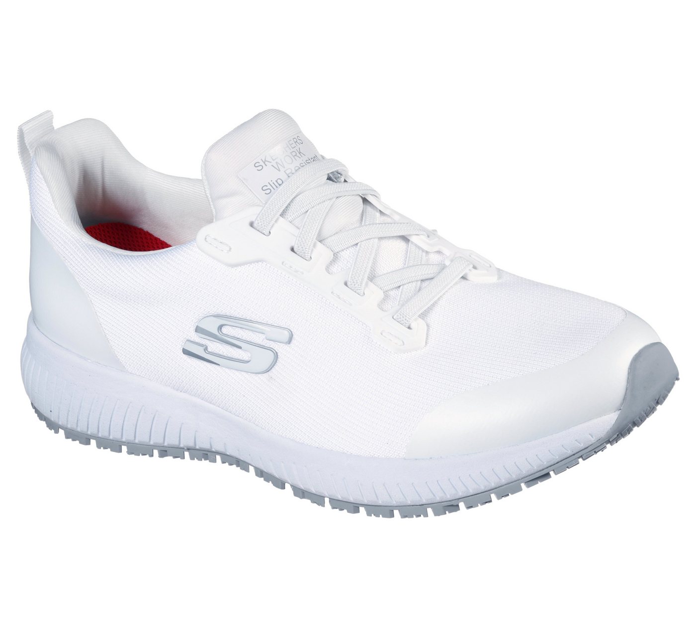 Skechers SQUAD SR Berufsschuh Schnürschuh für Gastronomie,Pflege mit gepolstertem Schaftrand von Skechers