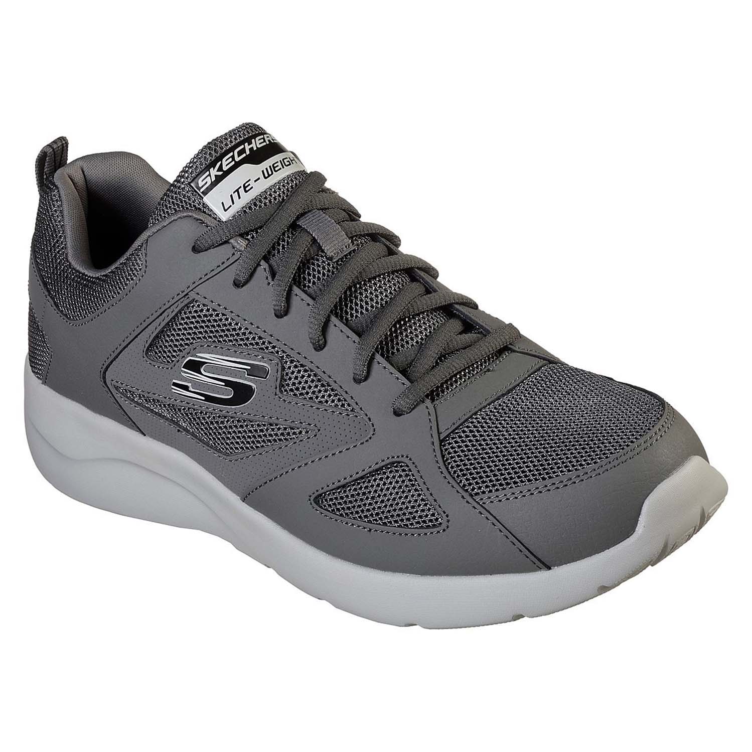 Skechers Sport Mens DYNAMIGHT 2.0 FALLFORD Sportschuhe/Laufschuhe Herren Grau von Skechers