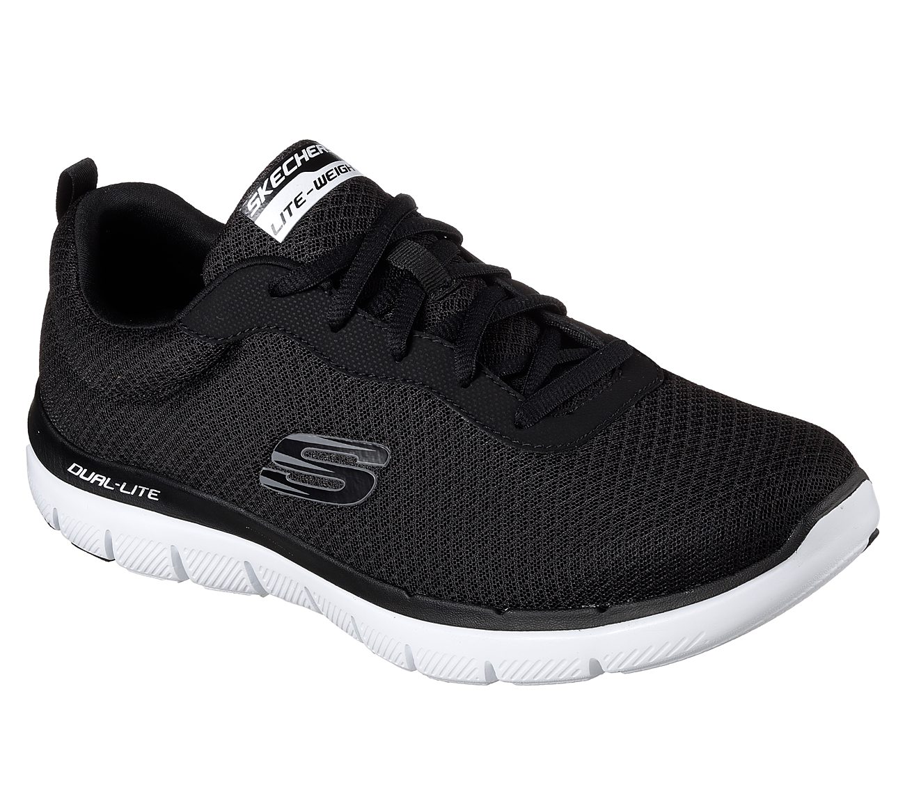 Skechers Sport Mens FLEX ADVANTAGE 2.0 DAYSHOW Sneakers Herren Schuhe Schwarz von Skechers