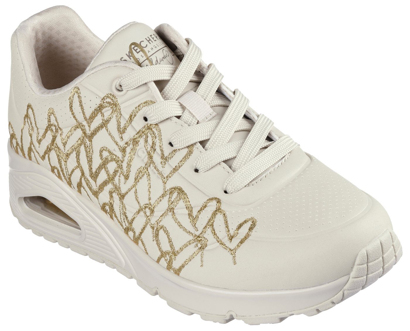 Skechers UNO-GOLDEN HEART Sneaker Freizeitschuh, Halbschuh, Schnürschuh komfortabler Skech Air-Funktion von Skechers