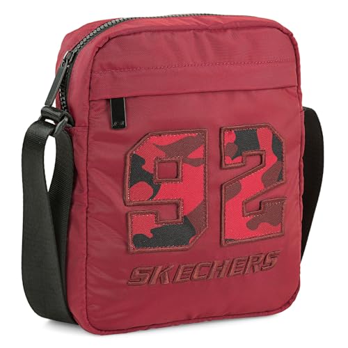 Skechers Unisex-Erwachsene Umhängetasche, Rot, Einheitsgröße Skechers Unisex-Erwachsene Umhängetasche, Rot, Einheitsgröße von Skechers