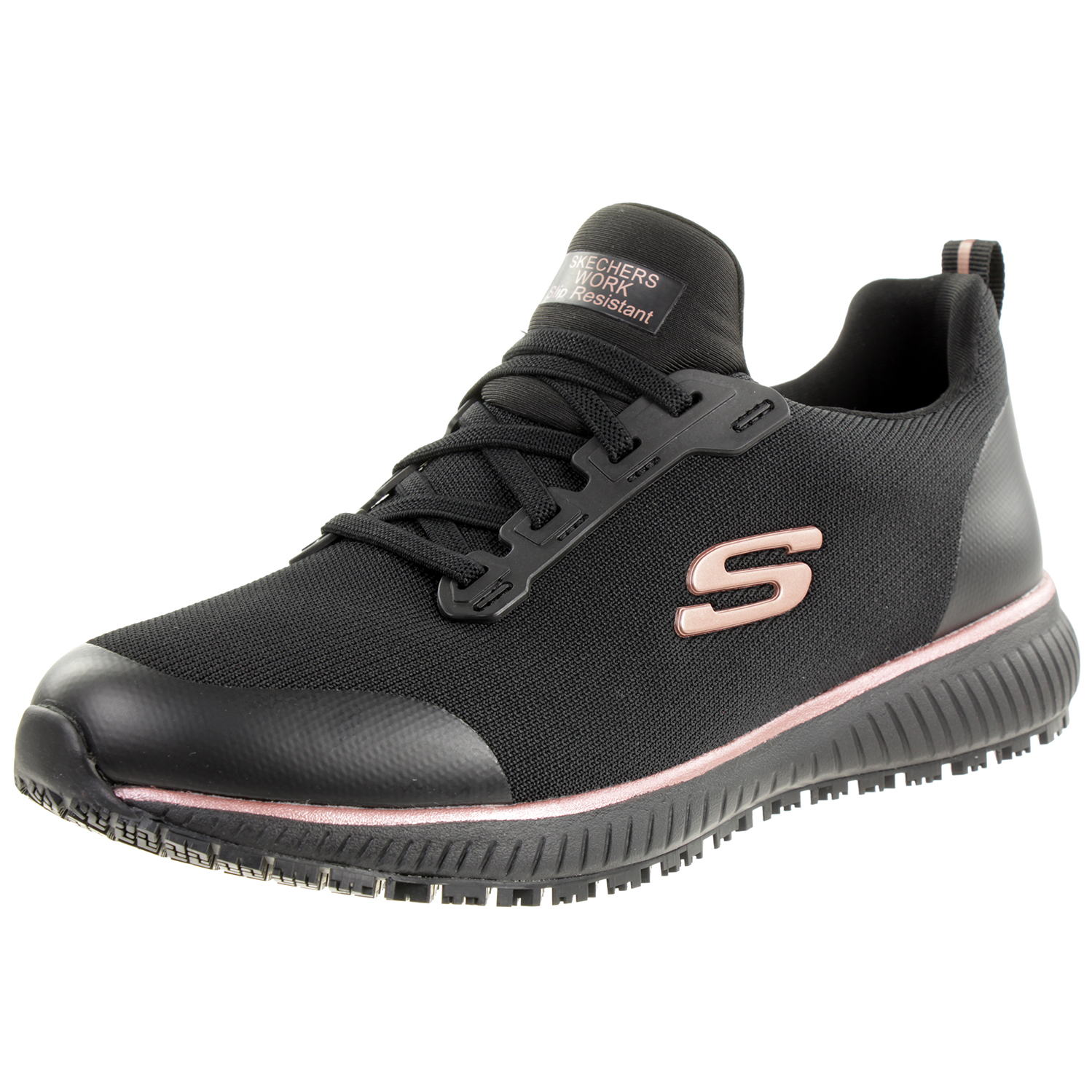 Skechers Womens Work SQUAD SR Arbeitsschuh Berufsschuh Sneaker 77222EC schwarz Skechers Womens Work SQUAD SR Arbeitsschuh Berufsschuh Sneaker 77222EC schwarz von Skechers
