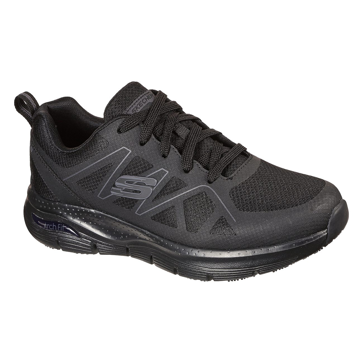 Skechers Work Herren ARCH FIT SR-AXTELL Sneakers Arbeitsschuhe Schwarz von Skechers