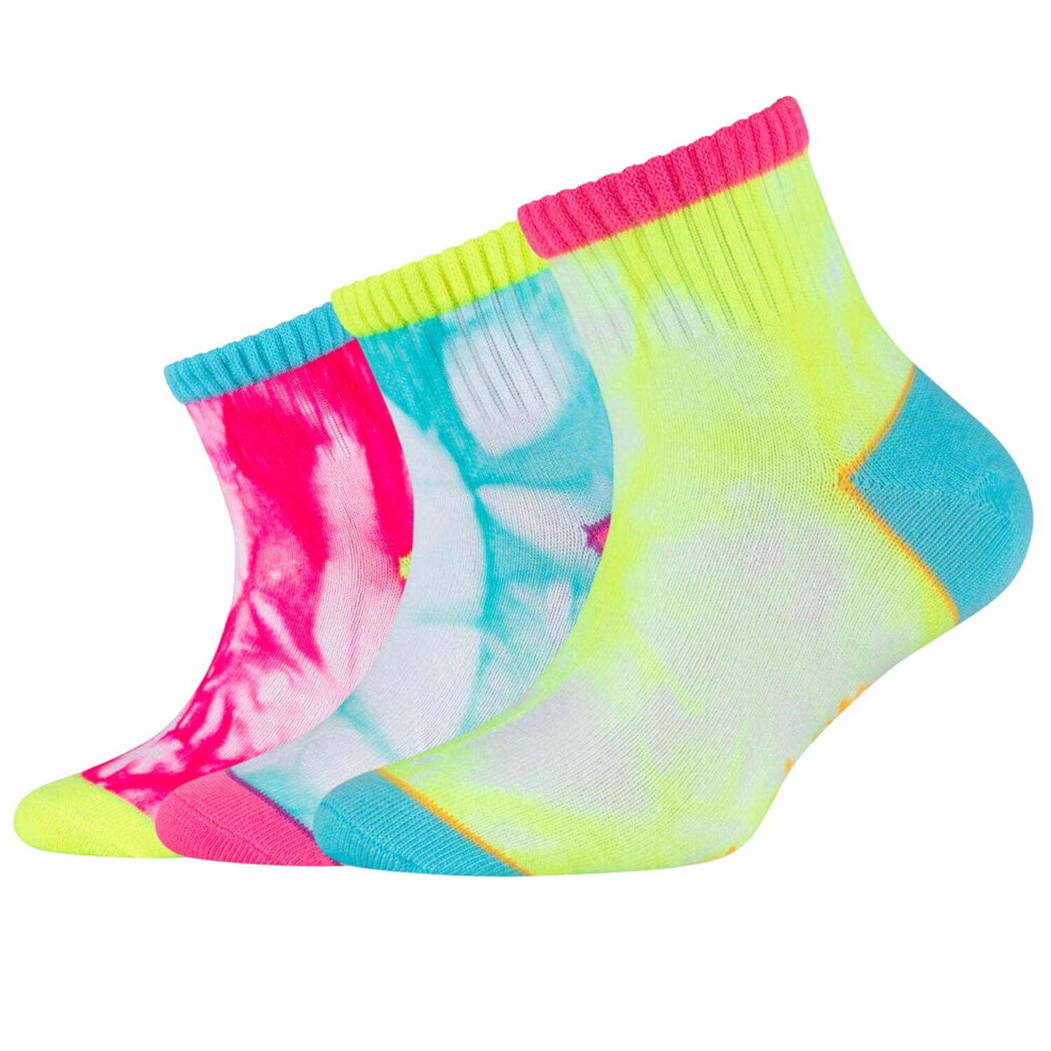 Sportsocken Mädchen 3PPK Girls Casual Fancy Tie Die Socks von Skechers