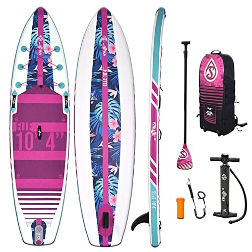 Skiffo Sup Stand Up Paddle aufblasbar Elle 10'4 PB-SXX104C – Dropstitch-Pack Paddel, Leash, Pumpe und Transporttasche, bis zu 120 kg-236 l-315 x 79 x 13 cm, für Damen, Rosa Skiffo Sup Stand Up Paddle aufblasbar Elle 10'4 PB-SXX104C – Dropstitch-Pack Paddel, Leash, Pumpe und Transporttasche, bis zu 120 kg-236 l-315 x 79 x 13 cm, für Damen, Rosa von Skiffo