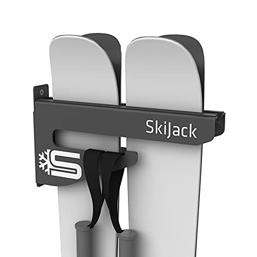 Skijack Unisex – Erwachsene Ski-Rack wallmount, Grey, 5 cm Wide Skijack Unisex – Erwachsene Ski-Rack wallmount, Grey, 5 cm Wide von Skijack