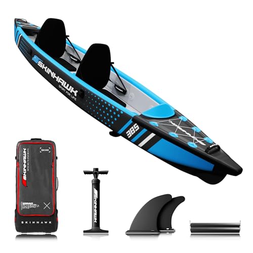 SKINHAWK Blau KAJAK-2 Personen-Drop-Stitch Blau KANU-SCHLAUCHBOOT 385CM X 85 cm SKINHAWK Blau KAJAK-2 Personen-Drop-Stitch Blau KANU-SCHLAUCHBOOT 385CM X 85 cm von Skinhawk