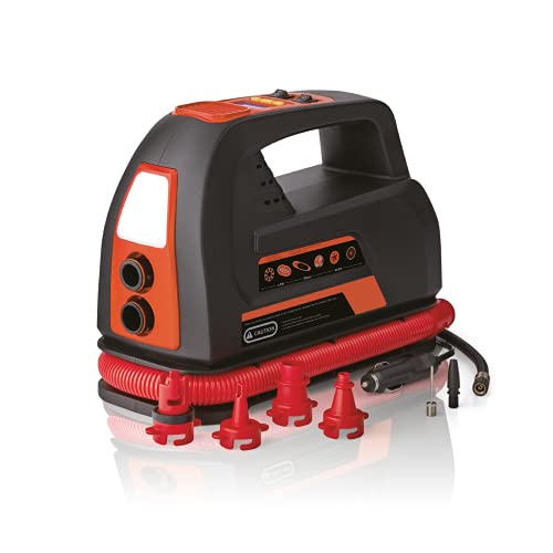 SKINHAWK Elektrische Luftpumpe Hochdruckluftpumpe 100 PSI für SUP 12V DC mit Kühlsystem Digitale Anzeige für Paddle Board Kajak Boote Wassersport SKINHAWK Elektrische Luftpumpe Hochdruckluftpumpe 100 PSI für SUP 12V DC mit Kühlsystem Digitale Anzeige für Paddle Board Kajak Boote Wassersport von Skinhawk