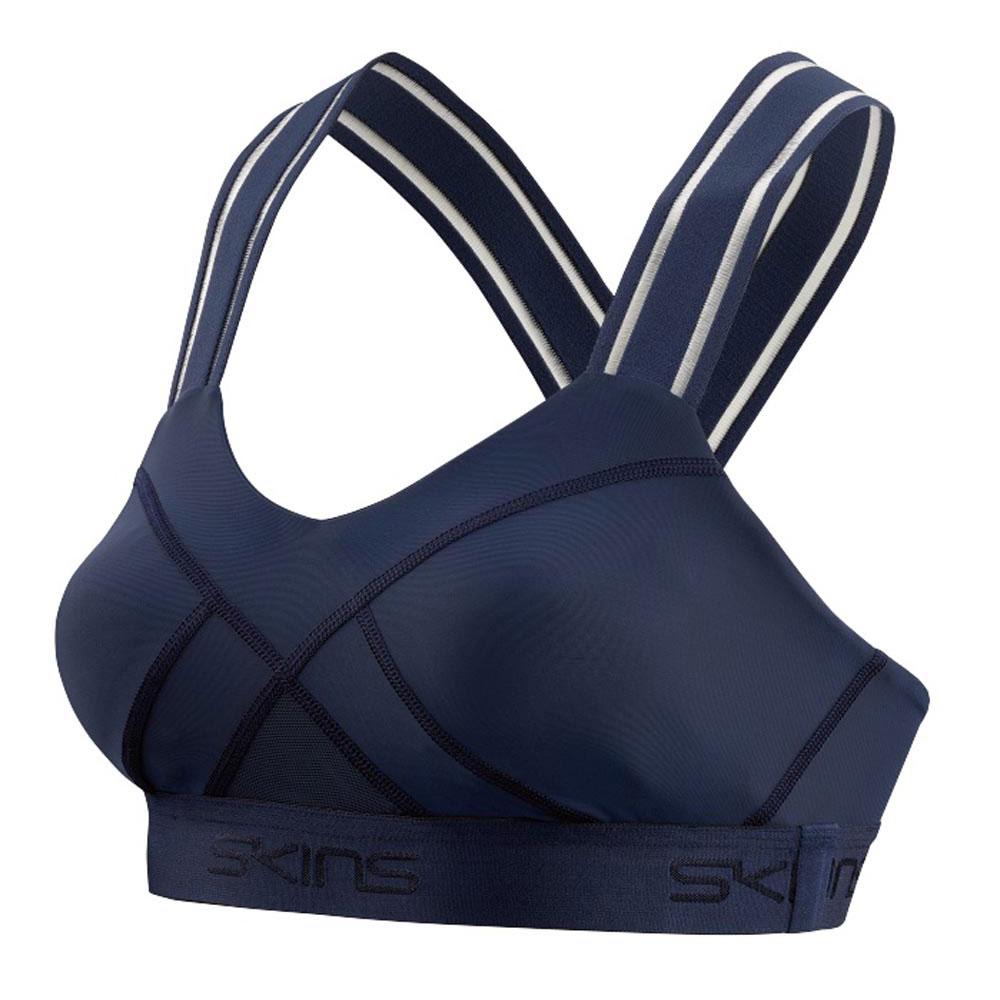 Skins Dnamic Sports Sports Bra Blau XS Frau von Skins