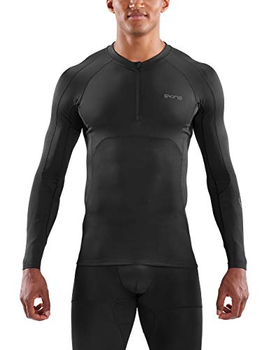 Skins Herren DNAmic Ultimate Mens L/S Top 1/2 Zip Black S Long Sleeve Skins Herren DNAmic Ultimate Mens L/S Top 1/2 Zip Black S Long Sleeve von Skins